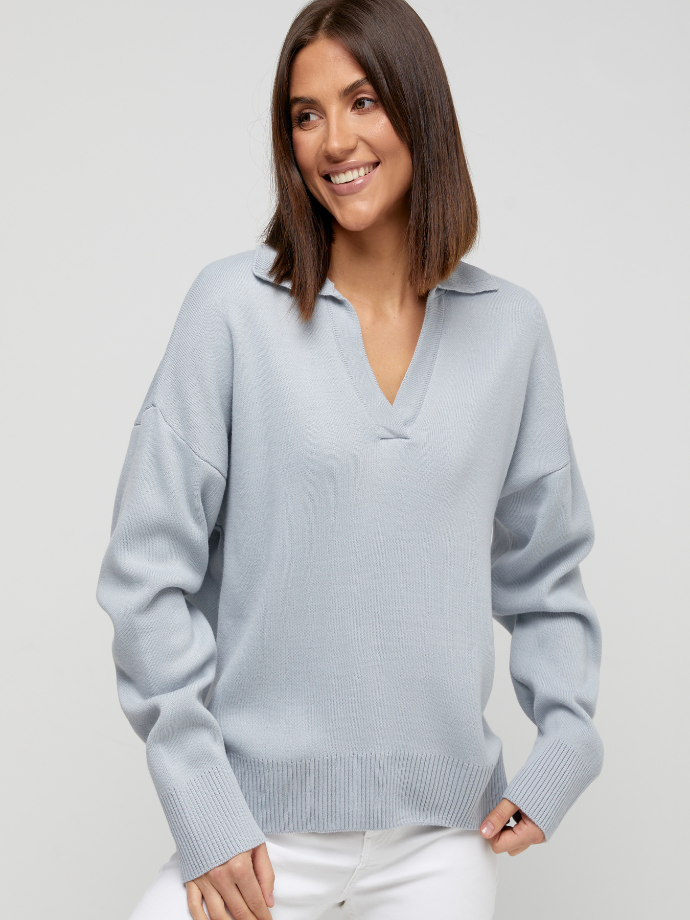 Джемпер MarSe модель marse-sviter-243-svetlo-serj Фото