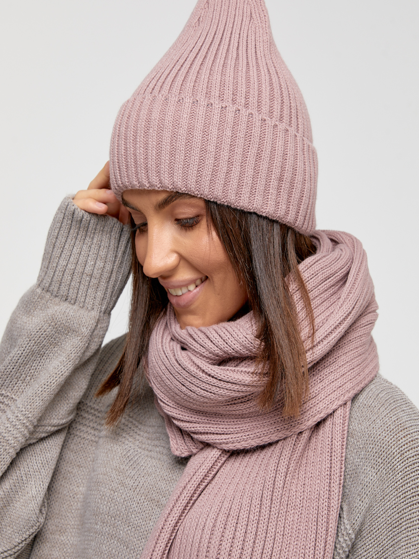 Шапка/шарф MarSe модель marse-komplekt-shapka-i-sharf-251-frez Фото