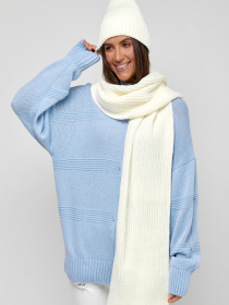 Шапка/шарф MarSe Модель marse-komplekt-shapka-i-sharf-251-moloko Фото