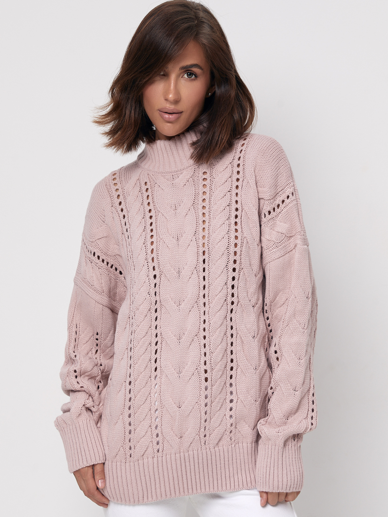 Светр MarSe модель marse-sviter-241-pudra Фото