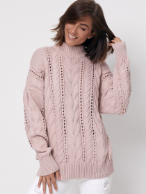 Светр MarSe модель marse-sviter-241-pudra Светр MarSe модель marse-sviter-241-pudra Фото