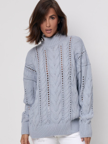Свитер MarSe модель marse-sviter-241-svetlo-serj Фото