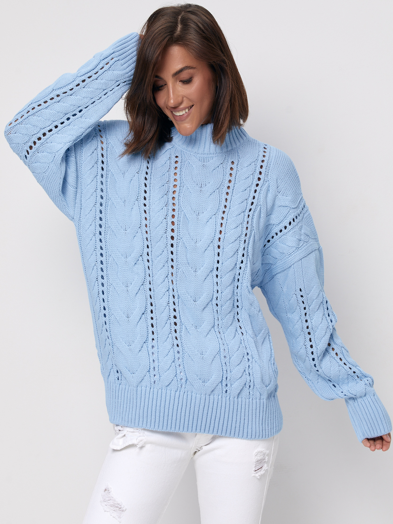 Светр MarSe модель marse-sviter-241-goluboj Светр MarSe модель marse-sviter-241-goluboj Фото