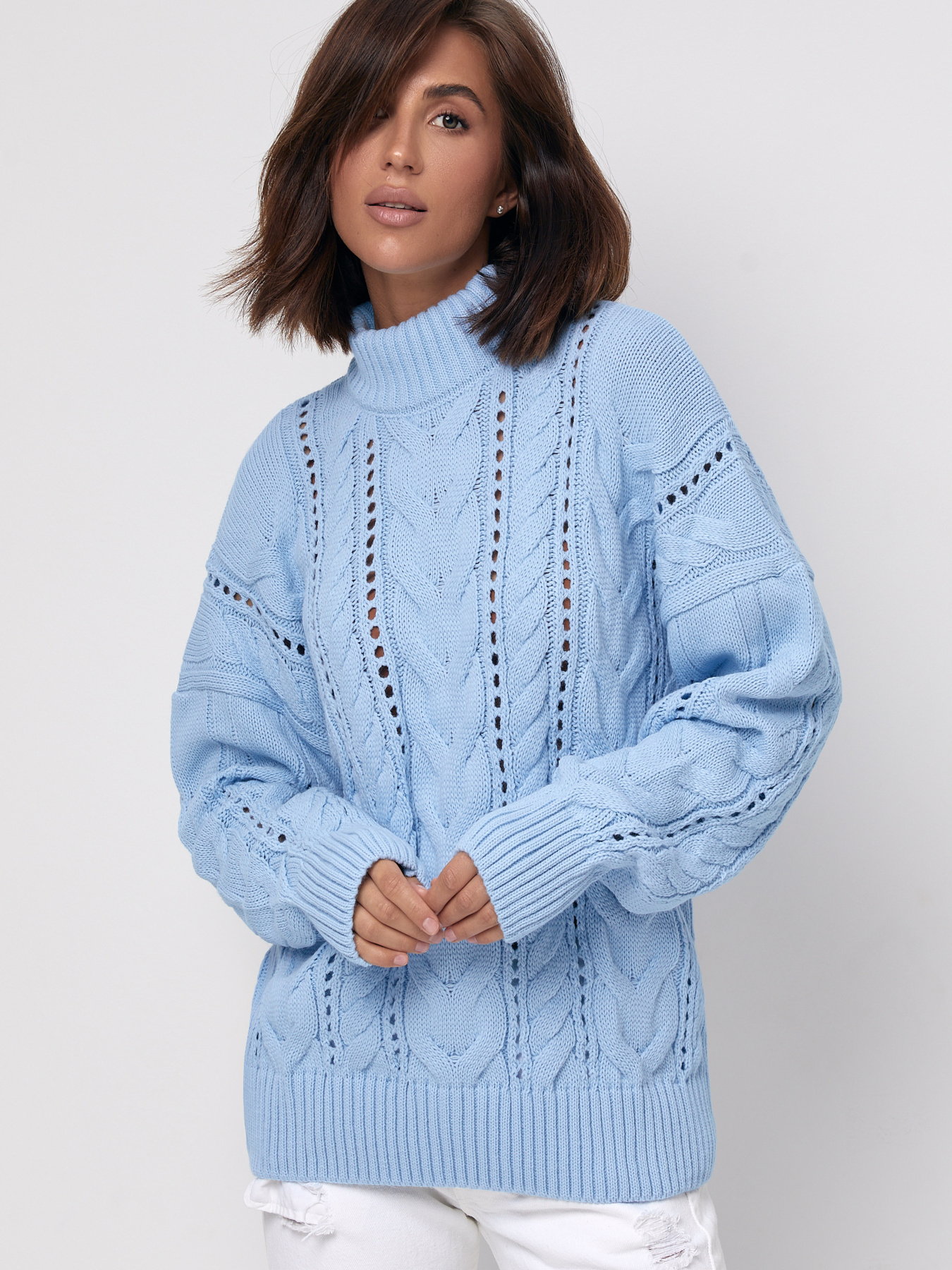 Светр MarSe модель marse-sviter-241-goluboj Светр MarSe модель marse-sviter-241-goluboj Фото