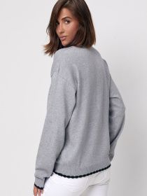 Джемпер MarSe модель marse-dzhemper-240-temno-serj Фото