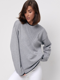 Джемпер MarSe модель marse-dzhemper-240-temno-serj Фото