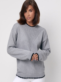 Джемпер MarSe модель marse-dzhemper-240-temno-serj Фото