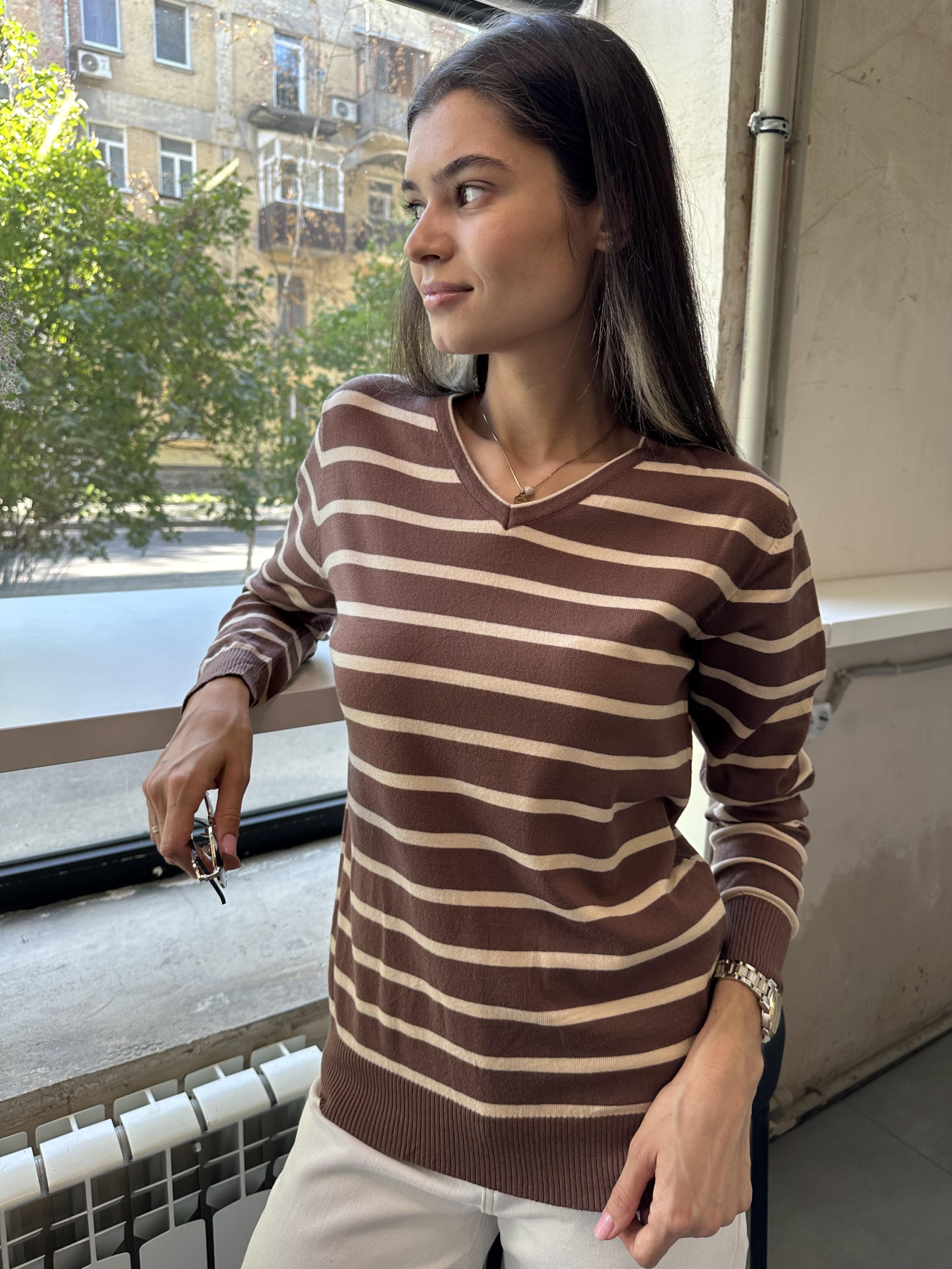 Джемпер MarSe модель marse-dzhemper-236-bezhevj Фото