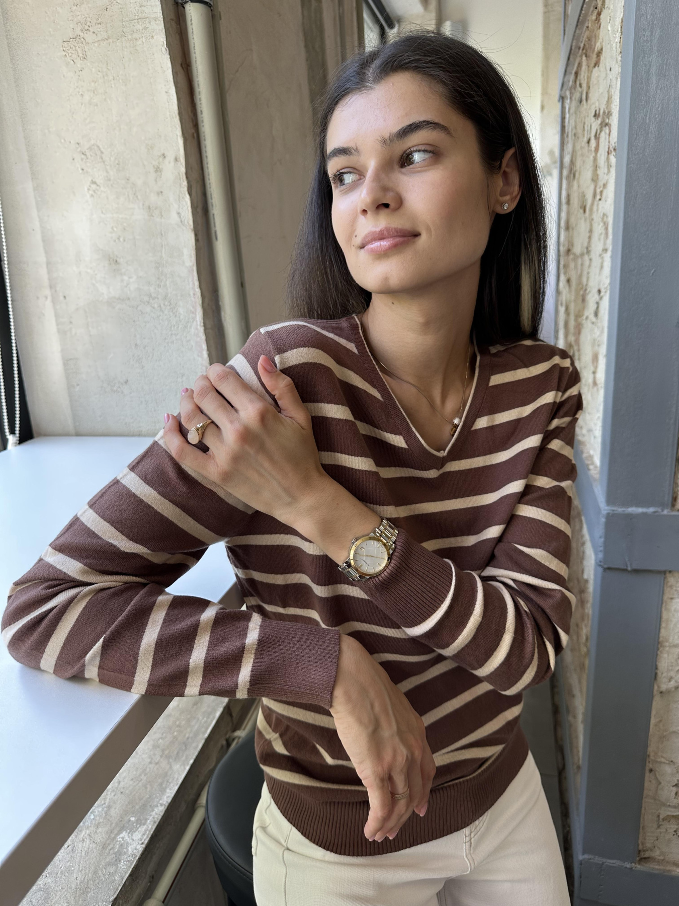 Джемпер MarSe модель marse-dzhemper-236-bezhevj Фото