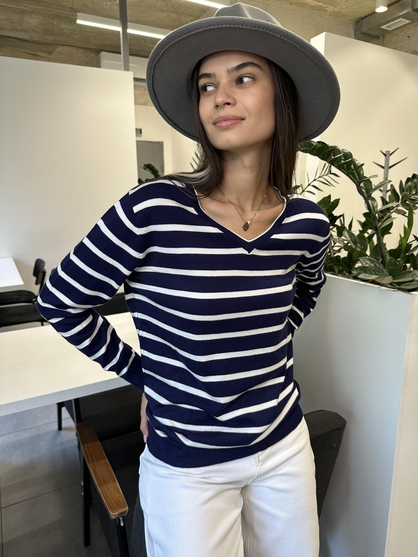 Джемпер MarSe модель marse-dzhemper-236-temno-sinij Фото