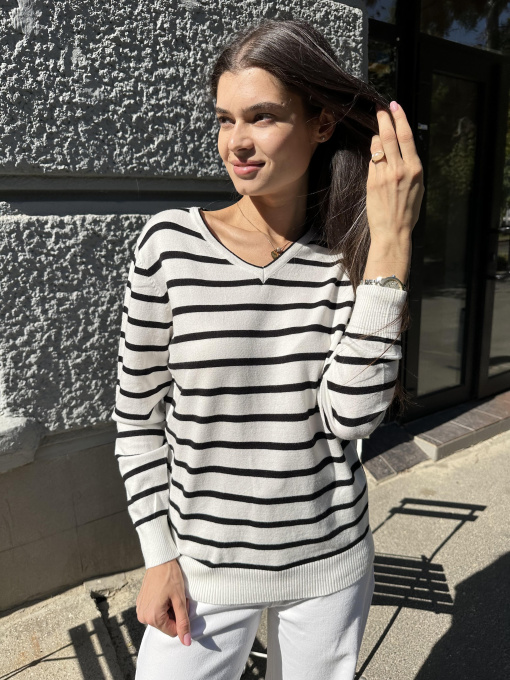 Джемпер MarSe модель marse-dzhemper-236-belj Фото