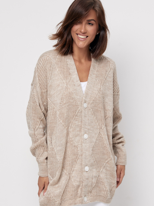 Кардиган MarSe модель marse-kardigan-235-kapuchino Фото