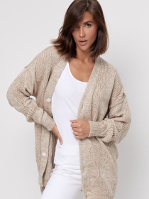 Кардиган MarSe модель marse-kardigan-235-kapuchino Кардиган MarSe модель marse-kardigan-235-kapuchino Фото