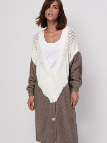 Кардиган MarSe модель marse-kardigan-234-moloko-kofe Фото