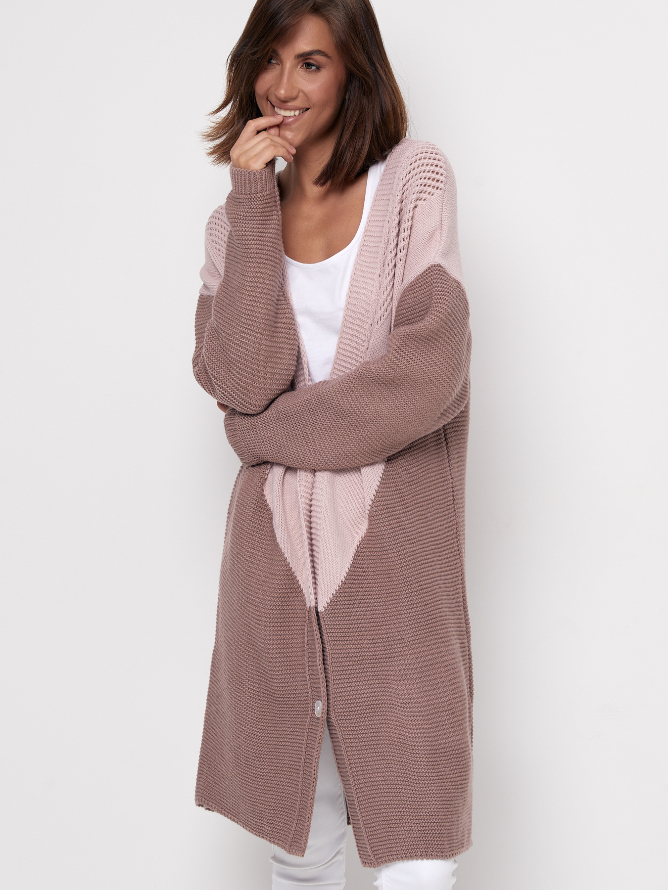 Кардиган MarSe модель marse-kardigan-234-pudra-frez Кардиган MarSe модель marse-kardigan-234-pudra-frez Фото