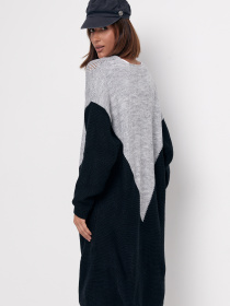 Кардиган MarSe модель marse-kardigan-234-temno-serj-chernj Фото