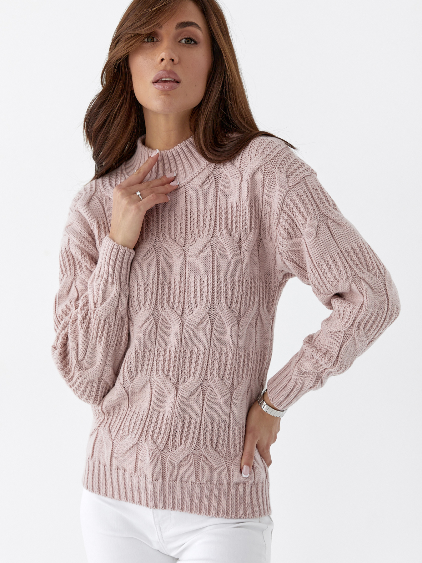 Светр MarSe модель marse-sviter-214-pudra Фото