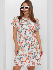 Платье мини MarSe модель marse-platxe-1891-molochnj Фото