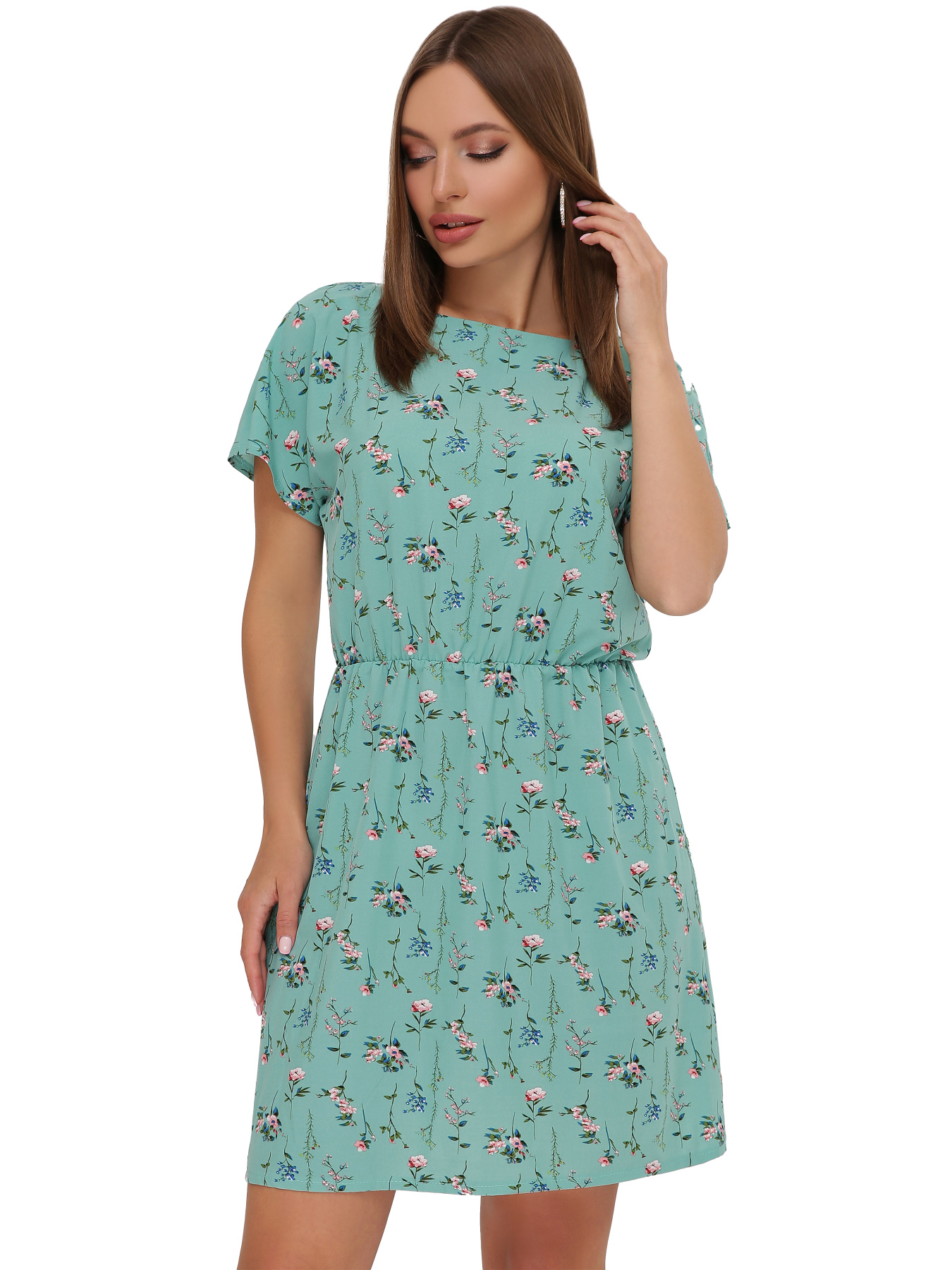 Платье мини MarSe модель marse-platxe-1891-zelenj Фото