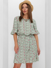 Платье мини MarSe модель marse-platxe-1890-zelenj Фото