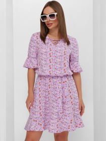 Платье мини MarSe модель marse-platxe-1890-sirenevj Фото