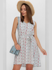 Платье мини MarSe модель marse-platxe-1889-goluboj Фото