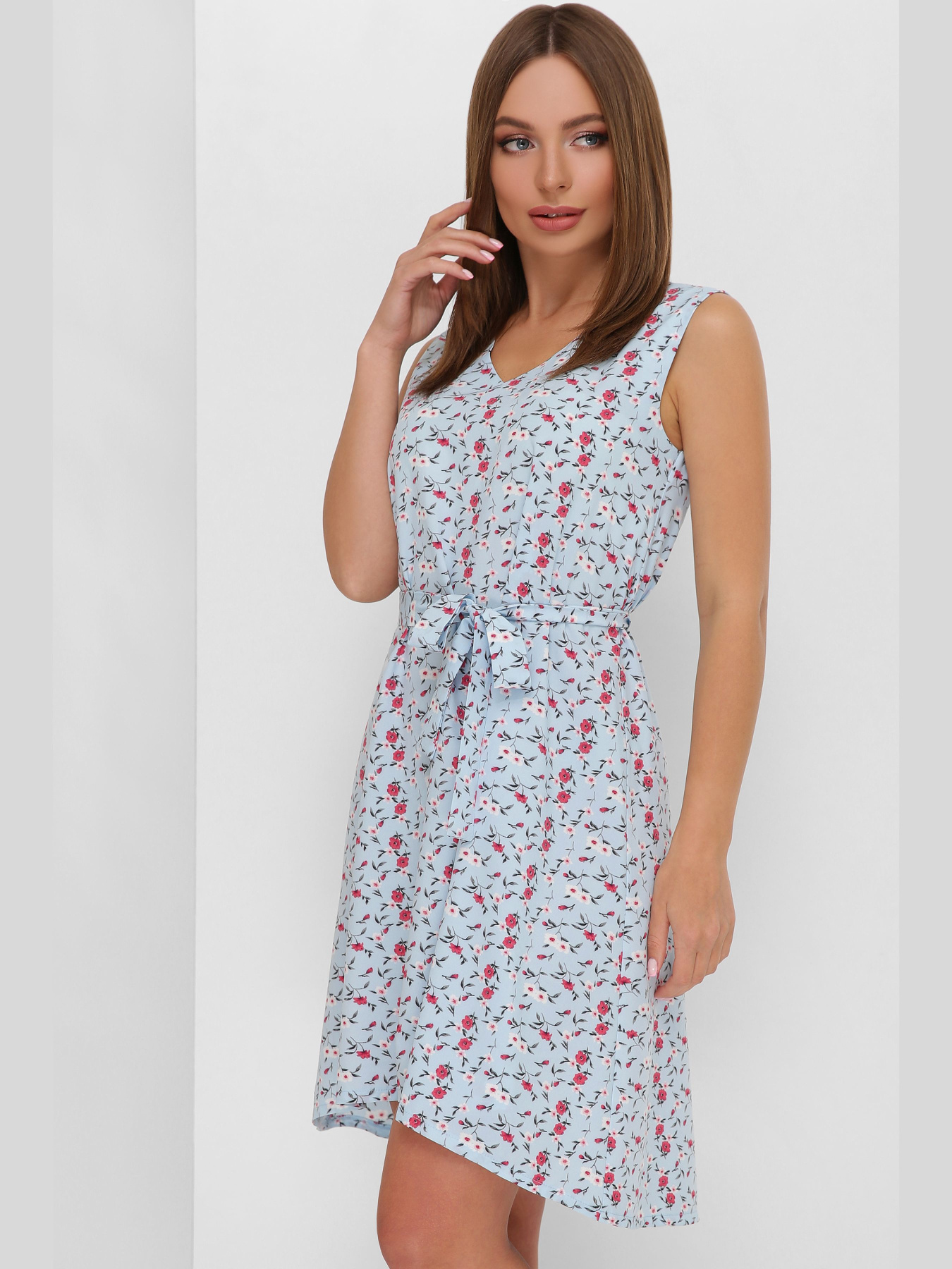 Платье мини MarSe модель marse-platxe-1889-goluboj Фото