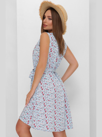 Платье мини MarSe модель marse-platxe-1889-goluboj Фото