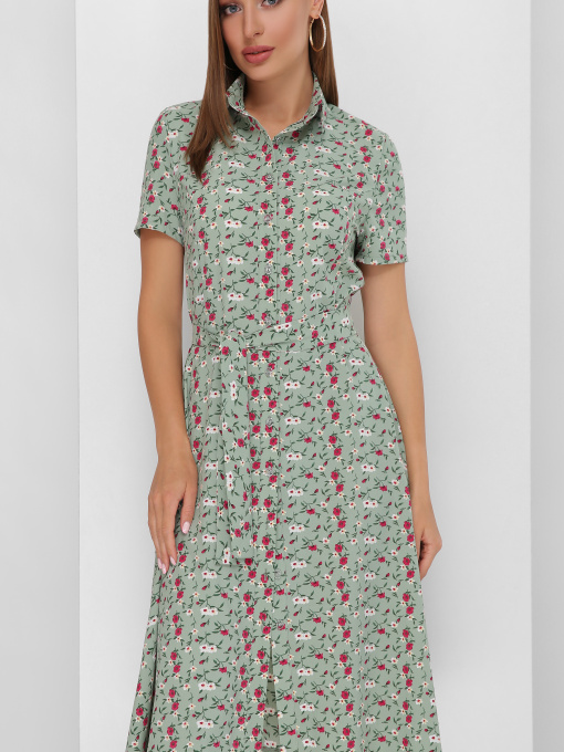 Платье миди MarSe модель marse-platxe-1888-zelenj Фото