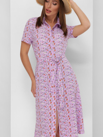 Платье миди MarSe модель marse-platxe-1888-sirenevj Фото