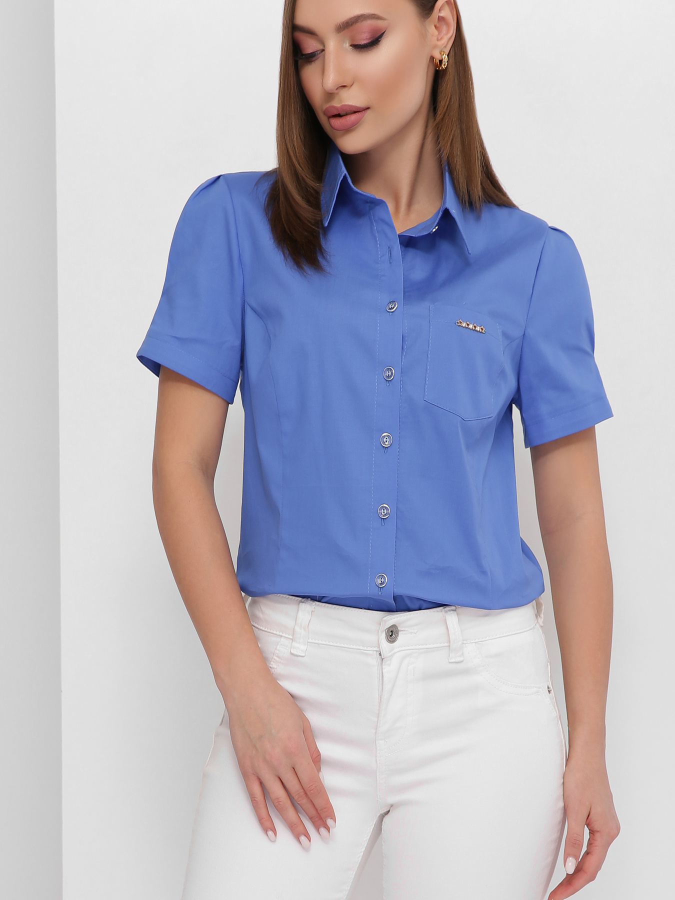 Блуза MarSe модель marse-bluza-1879-sinij Фото