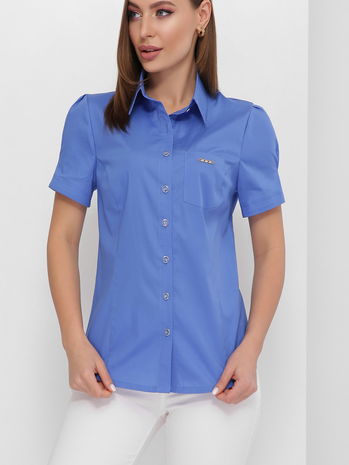 Блуза MarSe модель marse-bluza-1879-sinij Фото