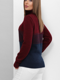 Светр MarSe модель marse-sviter-184-marsala-temno-sinij Фото