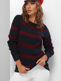 Джемпер MarSe модель marse-dzhemper-178-temno-sinij Фото