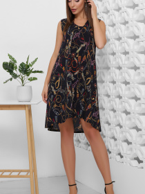 Платье мини MarSe модель marse-platxe-1859-temno-sinij Фото