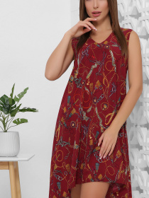 Платье мини MarSe модель marse-platxe-1859-bordovj Платье мини MarSe модель marse-platxe-1859-bordovj Фото