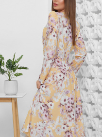 Сукня міді MarSe модель marse-platxe-1858-zheltj Фото