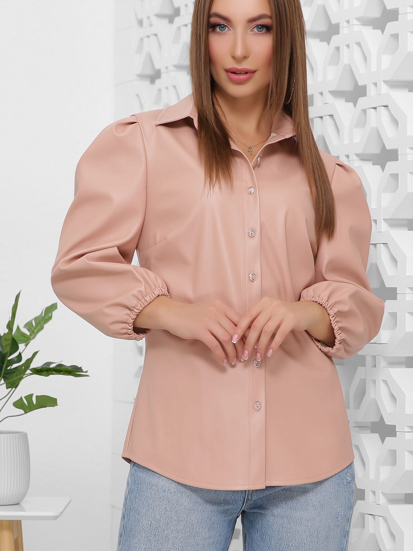 Блуза MarSe модель marse-bluza-1854-pudra Фото