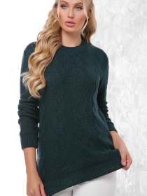 Джемпер MarSe модель marse-sviter-152-temno-zelenij Фото