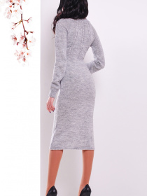 Платье миди MarSe модель marse-vqzanoe-platxe-137-temno-serj Фото