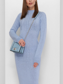 Сукня міді MarSe модель marse-vqzanoe-platxe-137-goluboj Фото