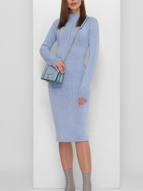 Сукня міді MarSe модель marse-vqzanoe-platxe-137-goluboj Фото