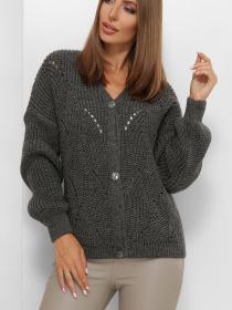 Кардиган MarSe модель marse-kofta-197-grafit Фото