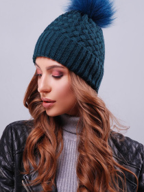 Шапка MarSe модель marse-shapka-301-temno-zelenij Фото