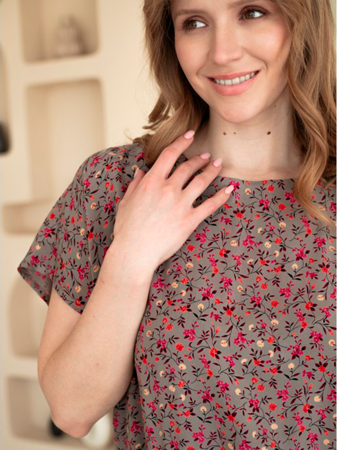 Блуза Nita модель bluza-n1111-1-25-fuksq Фото