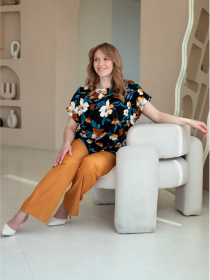 Брюки повседневные Nita модель bryuki-n1410-1-25-grchicq Фото