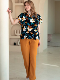 Брюки повседневные Nita модель bryuki-n1410-1-25-grchicq Фото