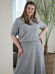 Джемпер Nita модель dzhemper-n2114-25-serebro Фото