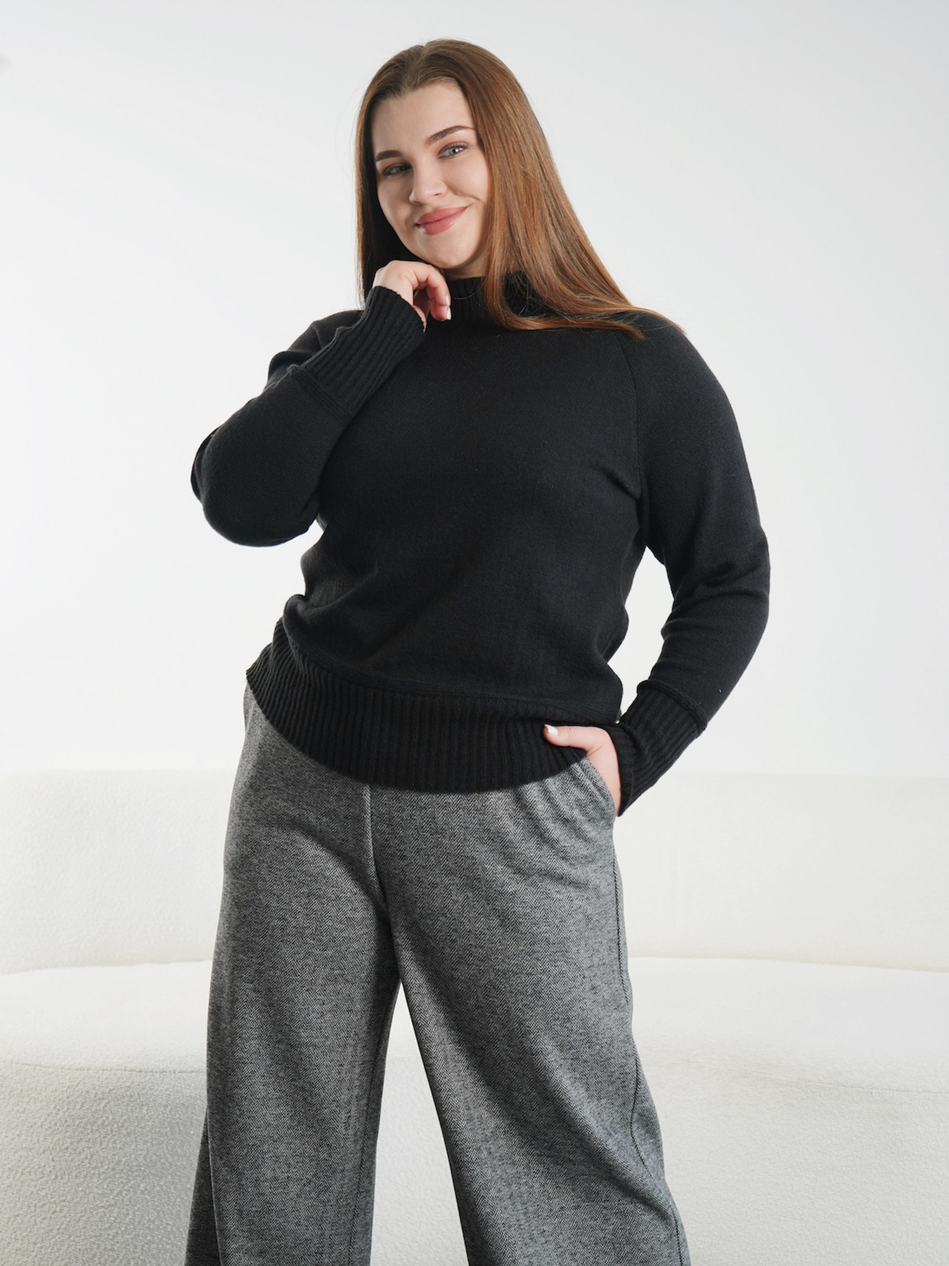 Джемпер Nita модель dzhemper-n2101-1-24-chernj Фото