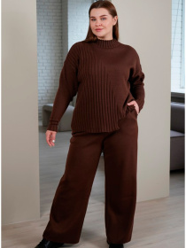 Свитер Nita модель sviter-molochnj-shokolad-korichnevij Фото